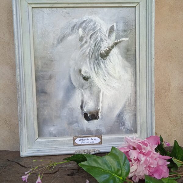 Unicornio blanco-VENDIDO-