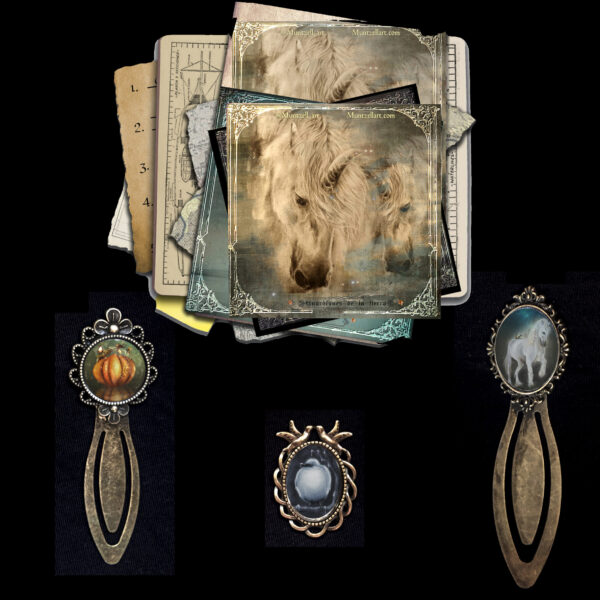 Pack de fantasía "El unicornio" Muntzell art